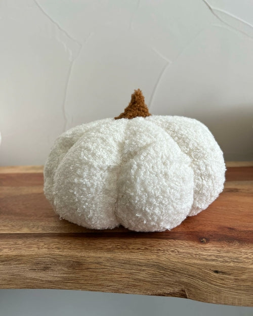 Pumpkin Fall boucle pillows, full pillow