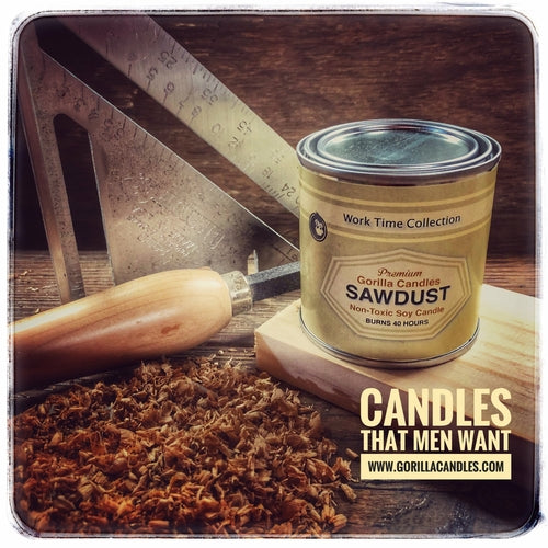 Sawdust Scented Premium Gorilla Candle