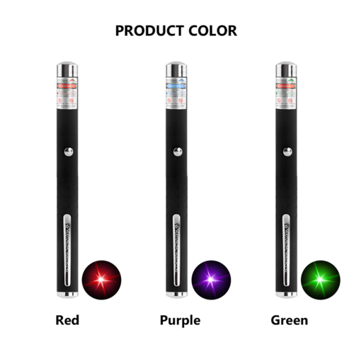 3 Pack 900Mile Laser Pointer Pen Green Blue Red Light Visible Beam