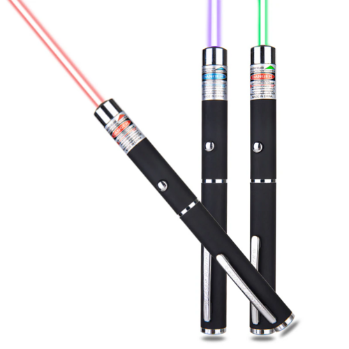 3 Pack 900Mile Laser Pointer Pen Green Blue Red Light Visible Beam