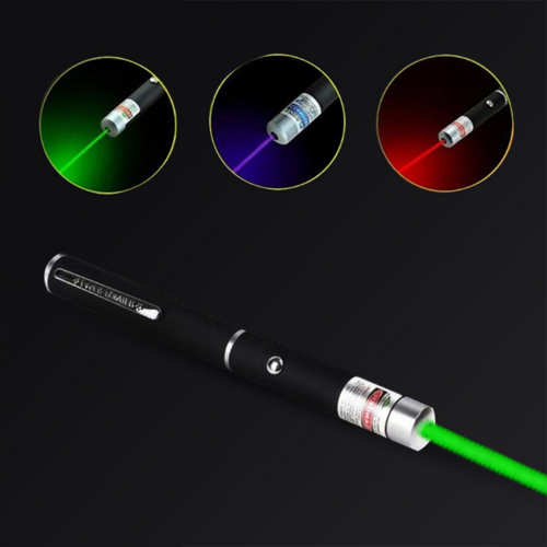 3 Pack 900Mile Laser Pointer Pen Green Blue Red Light Visible Beam
