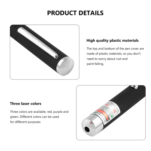 3 Pack 900Mile Laser Pointer Pen Green Blue Red Light Visible Beam