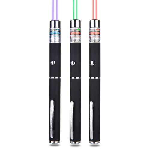 3 Pack 900Mile Laser Pointer Pen Green Blue Red Light Visible Beam