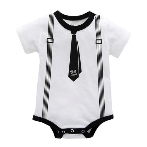 Baby Rompers Sophisticated Suit Style