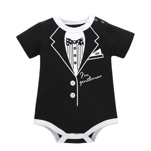 Baby Rompers Sophisticated Suit Style