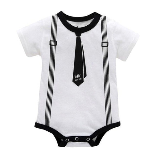 Baby Rompers Sophisticated Suit Style