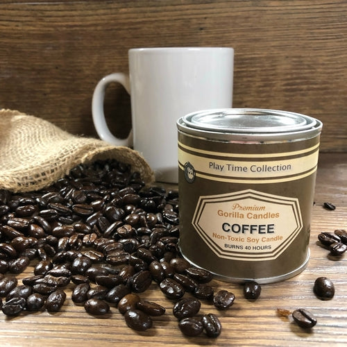 Coffee Scented Premium Gorilla Candle